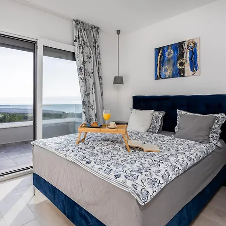 Villa Luxury Boreas With Private Pool And Sea View Smrika