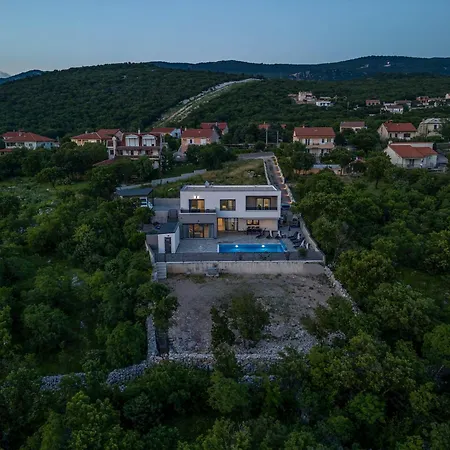 Vila Luxury Boreas With Private Pool And Sea View Šmrika