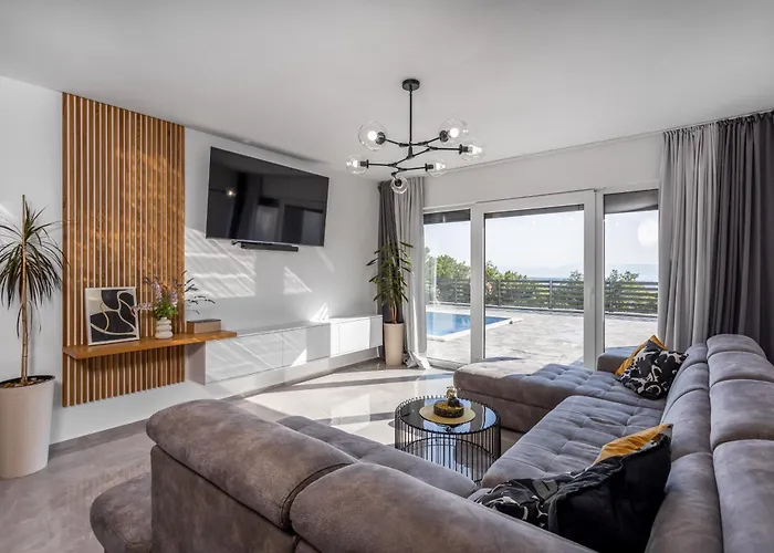 Luxury Boreas With Private Pool And Sea View